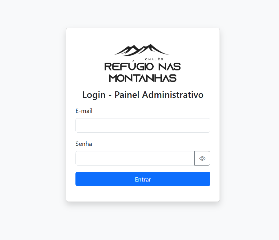 Painel administrativo